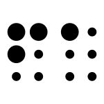 Aria Braille SVG Icon